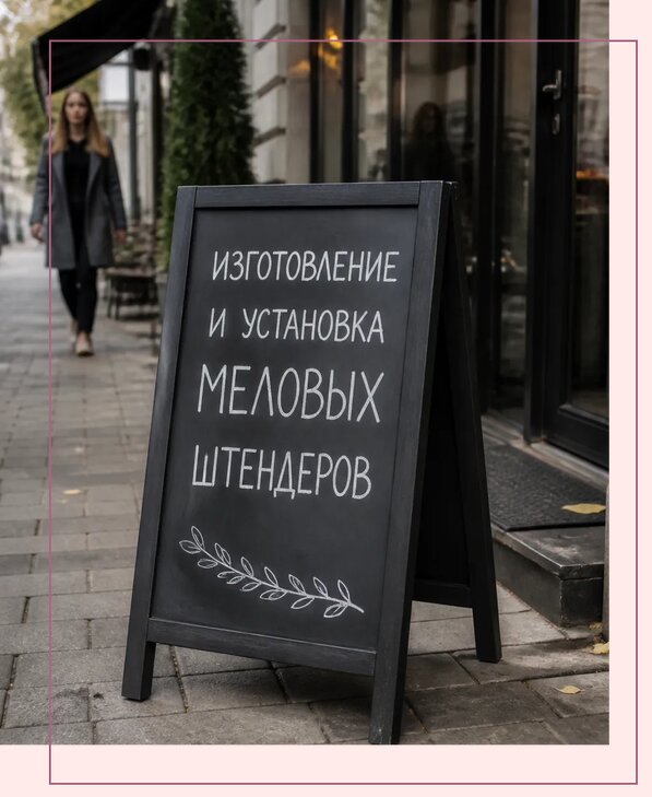 Меловые штендеры в Кирове-Чепецке по цене от 7068 р. | Аванза-Крв